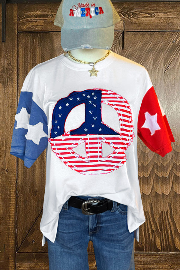 Classic American Peace Patch T-Shirt