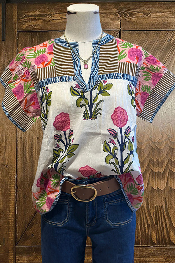 Pretty Floral Print T-Shirt