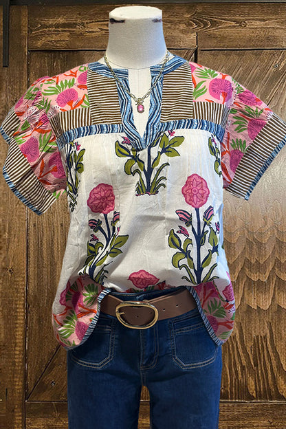 Pretty Floral Print T-Shirt