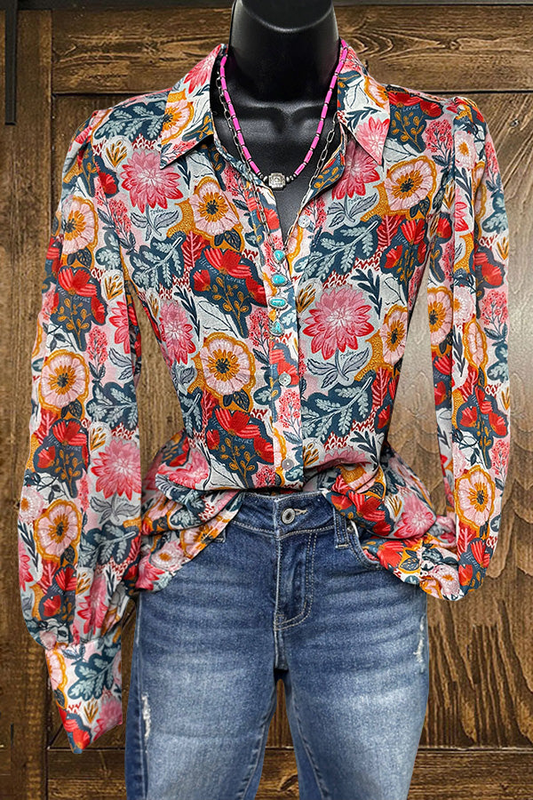 Western Cowgirl Poppy Shirt